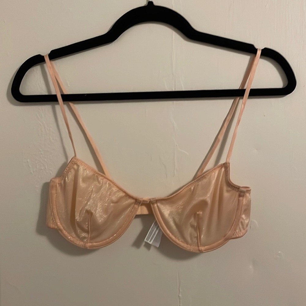 Never worn, Out From Under sparkly bralette!